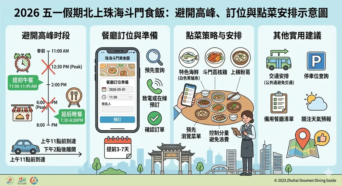 2026 五一假期北上珠海斗門食飯攻略:避開高峰、訂位同點菜安排